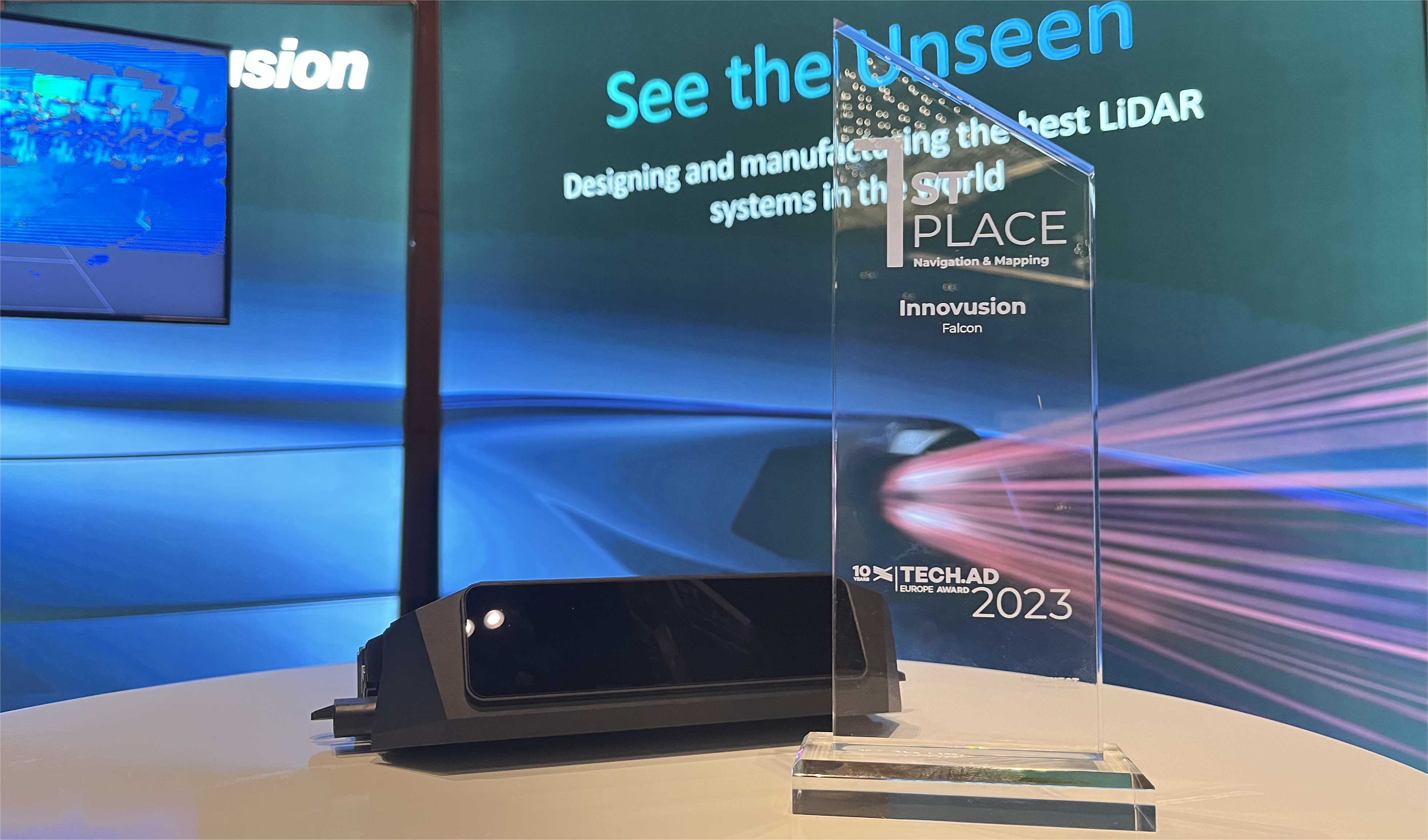 Innovusion高性能激光雷达猎鹰荣获2023年欧洲科技大奖